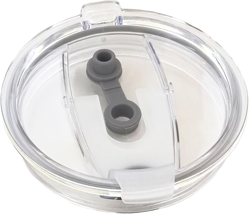 40 OZ Tumbler Lid Compatible for Stanley Cup, Replacement Lids Fit for Adventure Quencher Travel H2.0 FlowState 40oz Cup, Leakproof and Splash-Proof (Transparent White)