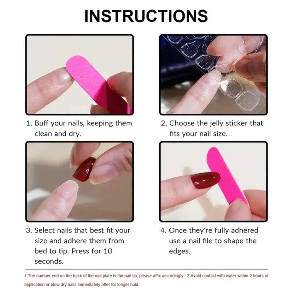 24pcs Gradient Rose Pink False Nails Glossy Cat Eye Design Almond Press On Nails Patch DIY Manicure(Y4)