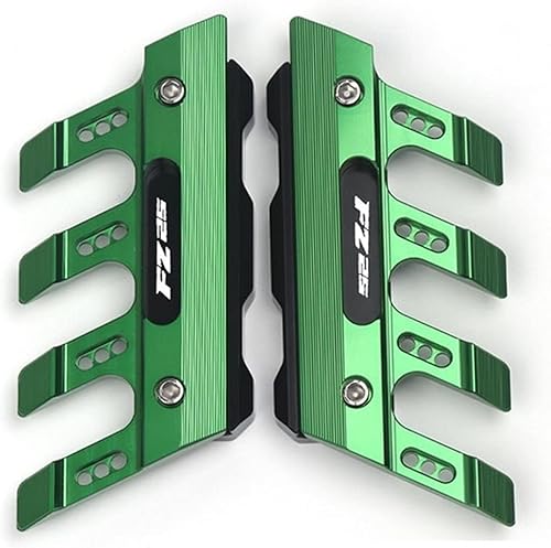 Protección lateral de guardabarros delantero de motocicleta para Yamaha FZ25 FZ-25 (color verde, tamaño normal)