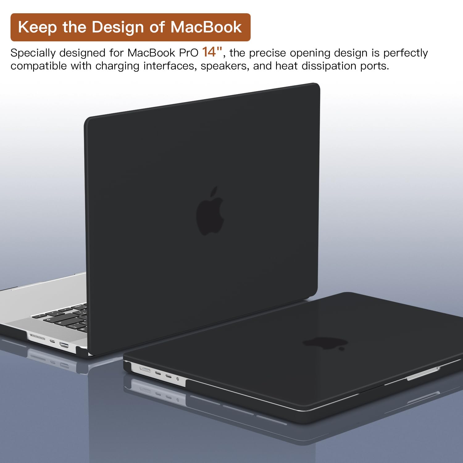 Amazon.com: CISSOOK Matte Black Plastic Hard Cover for MacBook Pro