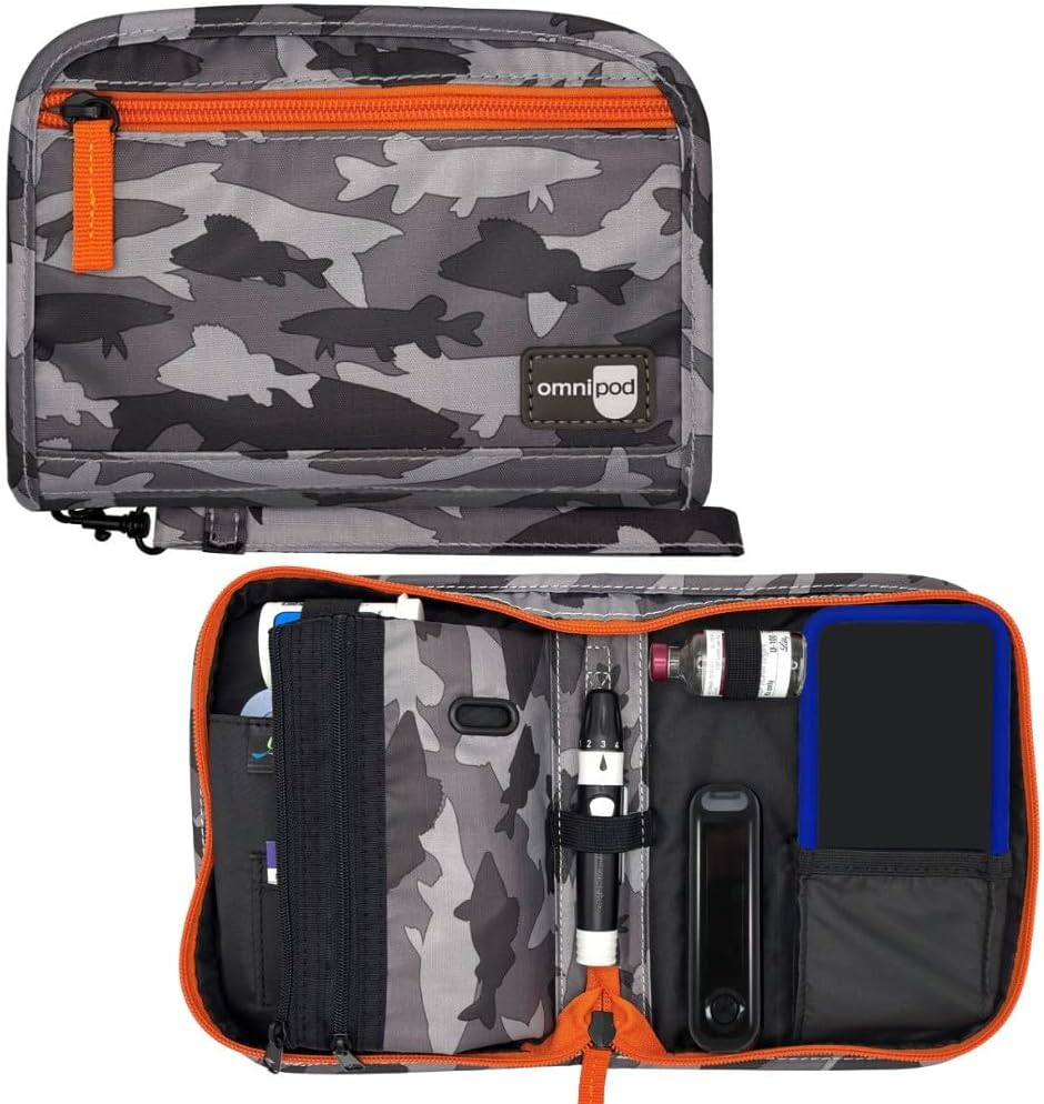 Sugar Medical Omnipod Supply Case. Diabetes Supply Bag Made Exclusively for The Omnipod 5, Omnipod Dash or Omnipod PDM. Fits Extra Pod, Test Strips, Insulin, Lancet, and More Diabetic Supplies.