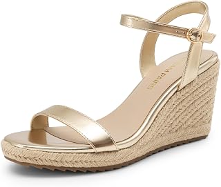 DREAM PAIRS Women's Espadrilles Wedge Sandals for Women