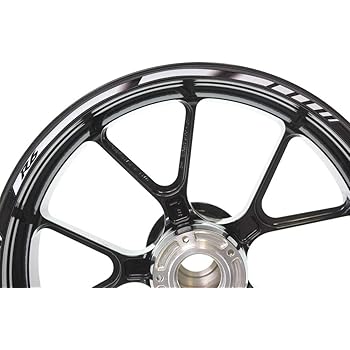 Yamaha Yzf R1 R3 Motorcycle Simoni Racing Wheelstripe Specialist Pot Algp White Decal Sticker Amazon De Auto