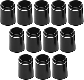 12 Pcs Black Golf Club Ferrules