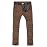 TBMPOY Men\'s Snow Ski Hiking Pants Waterproof Winter Fleece Lined Pants Camping Skiing Ice Fishing Pants with Belt 01 Thick Brown S