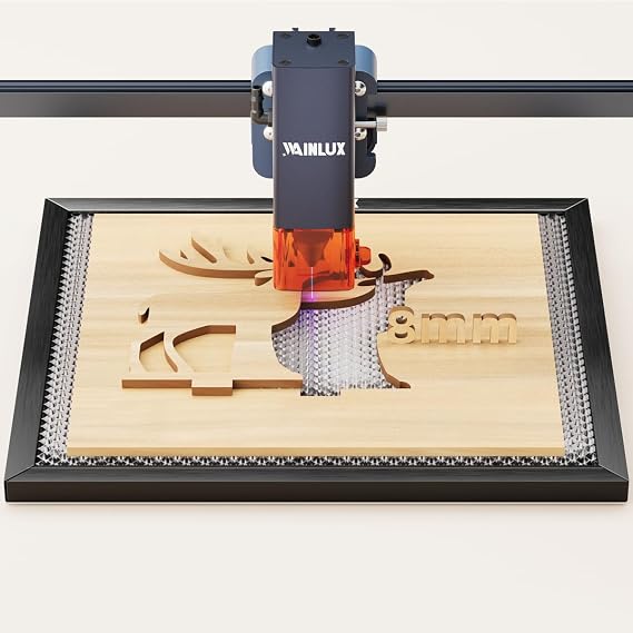 WAINLUX Honeycomb Working Table 12.4x11.02 for X2 Laser Engraver with Aluminum Honeycomb Panel for Desktop-Protecting, Fast Heat Dissipation, Smooth Edge Cut