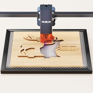 WAINLUX Honeycomb Working Table 12.4x11.02 for X2 Laser Engraver with Aluminum Honeycomb Panel for Desktop-Protecting, Fast Heat Dissipation, Smooth Edge Cut