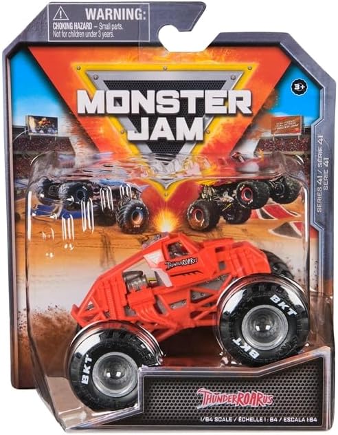 Monster Jam TherROARus Die-Cast Truck, 1:64 Scale, Series 41