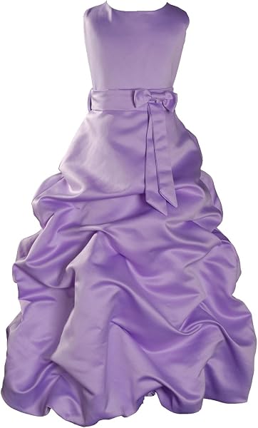 Cinda Robe de Demoiselle d'honneur/de Communion pour Fille - 4