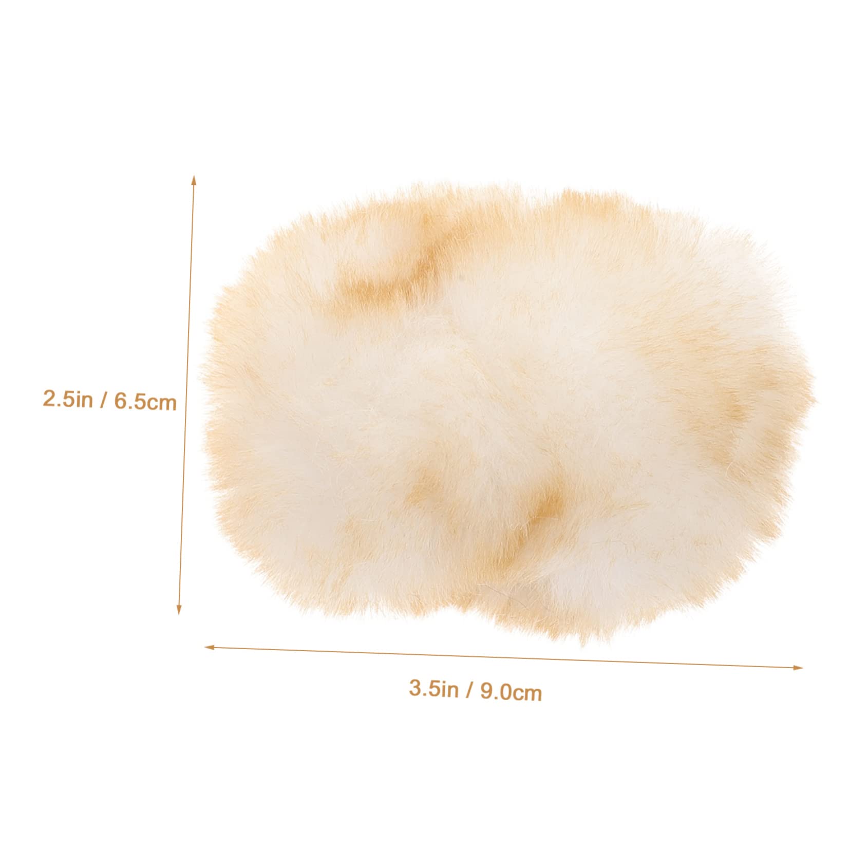 DIYEAH 2pcs Microphone Furry Windscreen Covers Professional Protector for Easy to Install Durable Material Prevents Dust and Debris for Musicians and Podcasters