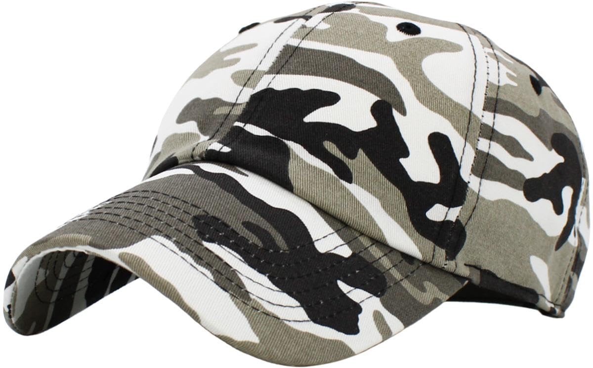 Classic Unisex Cotton Adjustable Low Crown Baseball Cap – Plain Dad Hat