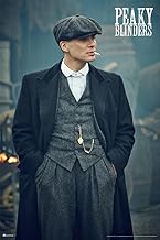 Peaky Blinders Poster Tommy Smoking Thomas Shelby Cillian Murphy Peaky Blinders Merchandise Peaky Blinders Print Shelby Company Limited Tommy Television Series Laminated Dry Erase Wall Poster 24x36