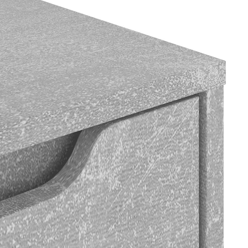 Stilvoller Nachttisch aus Holzwerkstoff mit reichlich Stauraum, feuchtigkeitsbeständig und verformungsresistent für Schlafzimmer und Wohnzimmer