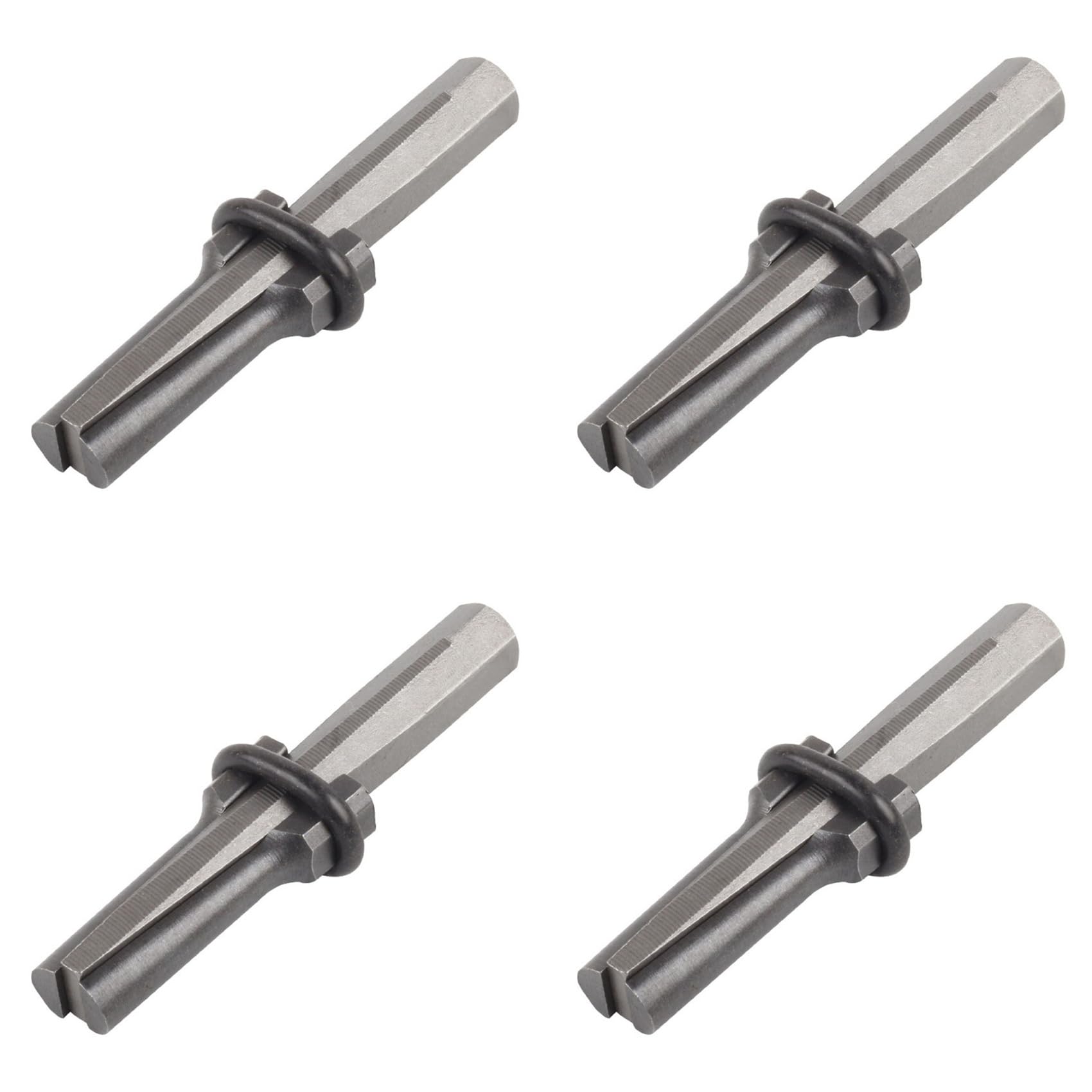 Jnchdghwa As Shown 4X Stone Splitting Tool Stone Splitter Metal Plug Wedges Concrete Rock Splitters 16X105mm Stone Chopper Chisels