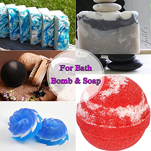 Mica Powder - 100G Resin Pigment Powder, Natural Cosmetic Grade Mica Powder For Epoxy Resin, Soap Colorant, Slime Pigment, Nail Polish, Bath Bombs, Paint Pigment Powder -Red #TOP5