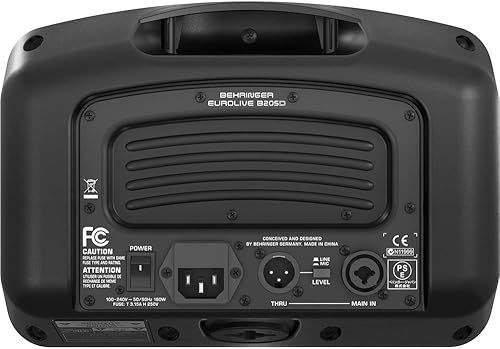 Miniatura 4 de Behringer Eurolive B205D Active - Sistema de altavoces PAmonitor de 150 vatios
