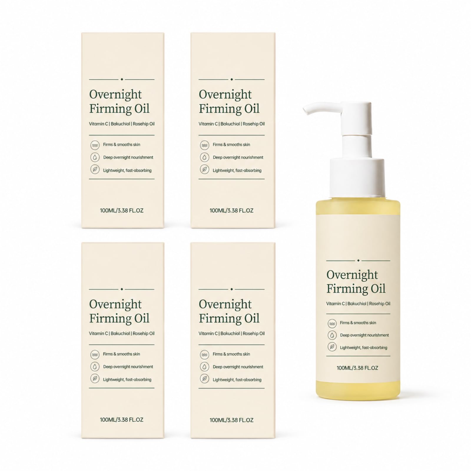 Overnight Firming Body Oil, Anti-Aging Body Oil