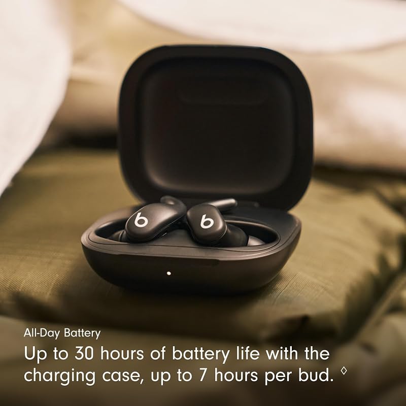Beats Powerbeats Fit - Wireless Noise Cancelling Workout Earbuds with Secure-Fit Wingtips, Up to 30-Hour Battery Life, Sweat & Water Resistant, Apple & Android Compatible - Jet Black image 6