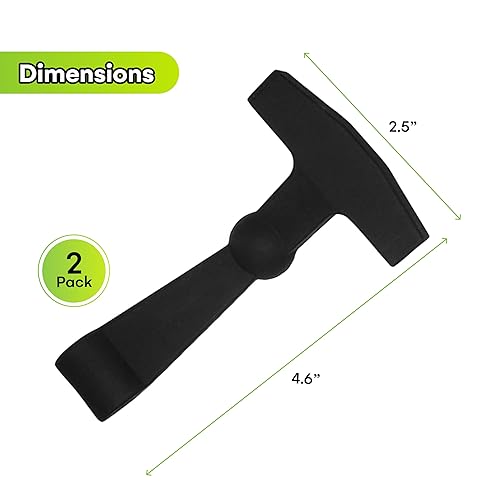 Miniatura 3 de BEAST COOLER ACCESSORIES Paquete de 2 cierres de tapa de repuesto, compatibles con enfriadores duros Yeti y RTIC, goma negra, 20 pulgadas