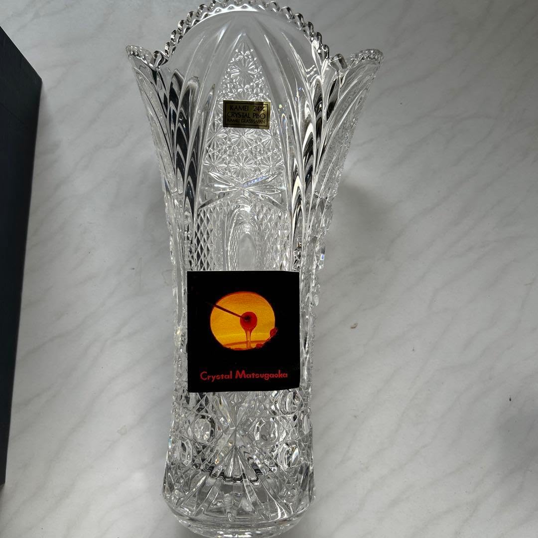 カメイガラス KAMAY フラワーベース CV−601BL 圧倒的な存在感