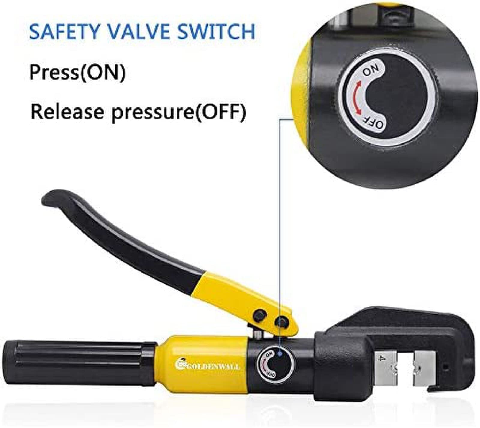 Amazon | 7-11トン油圧圧着機、圧着ダイス付き、電線スリーブ、ラグ