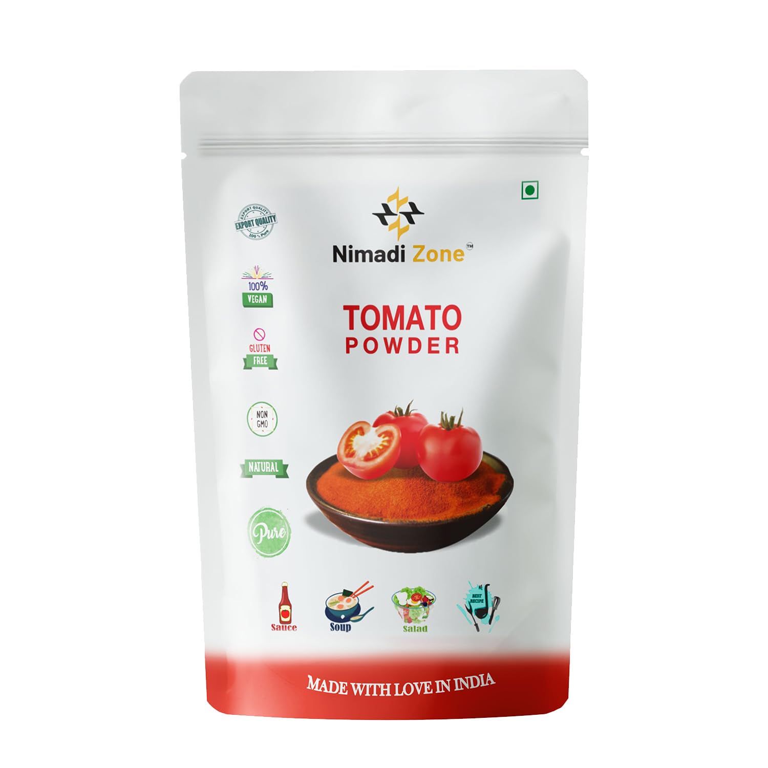 Nimadi Zone Tomato Powder (Tangy, Spray-Dried & Delicious) -100 GM by Nimadi Zone (B0D4R8489X) Amazon Price History, Amazon Price Tracker