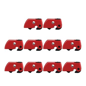 Breaker Lockout Device, Self Tightening Screw Circuit Breaker Lock Wide Application 10Pcs for Power