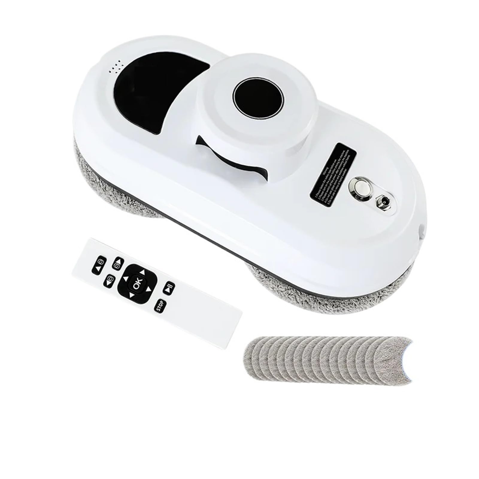 Hghadpltm One Color Automatic Window Cleaning Robot With Remote Control For Home Cleaning Anti-Fall Electric Windows Washer Glass For Smooth Surfaces