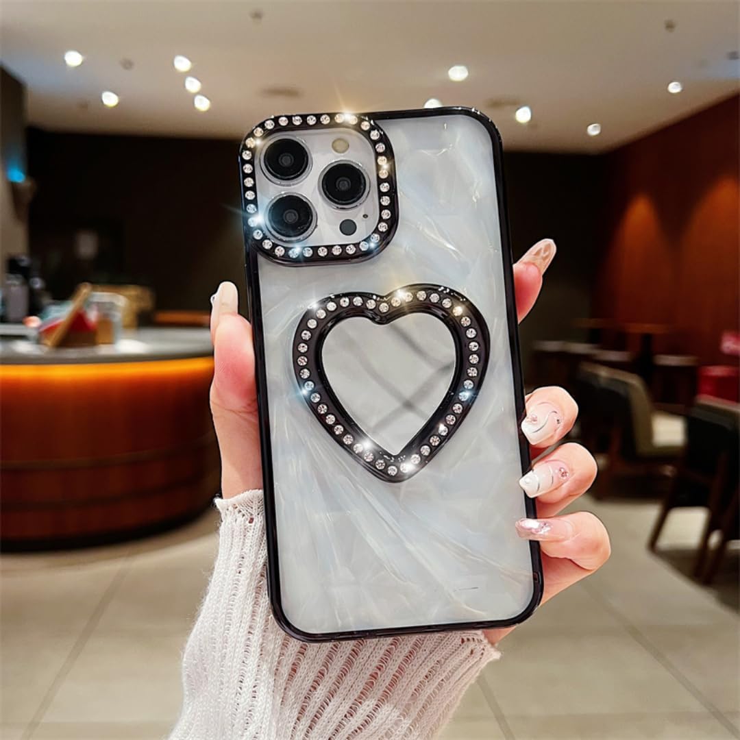 Étui de luxe en cœur diamant pour iPhone 11 Pro Max chic - 7