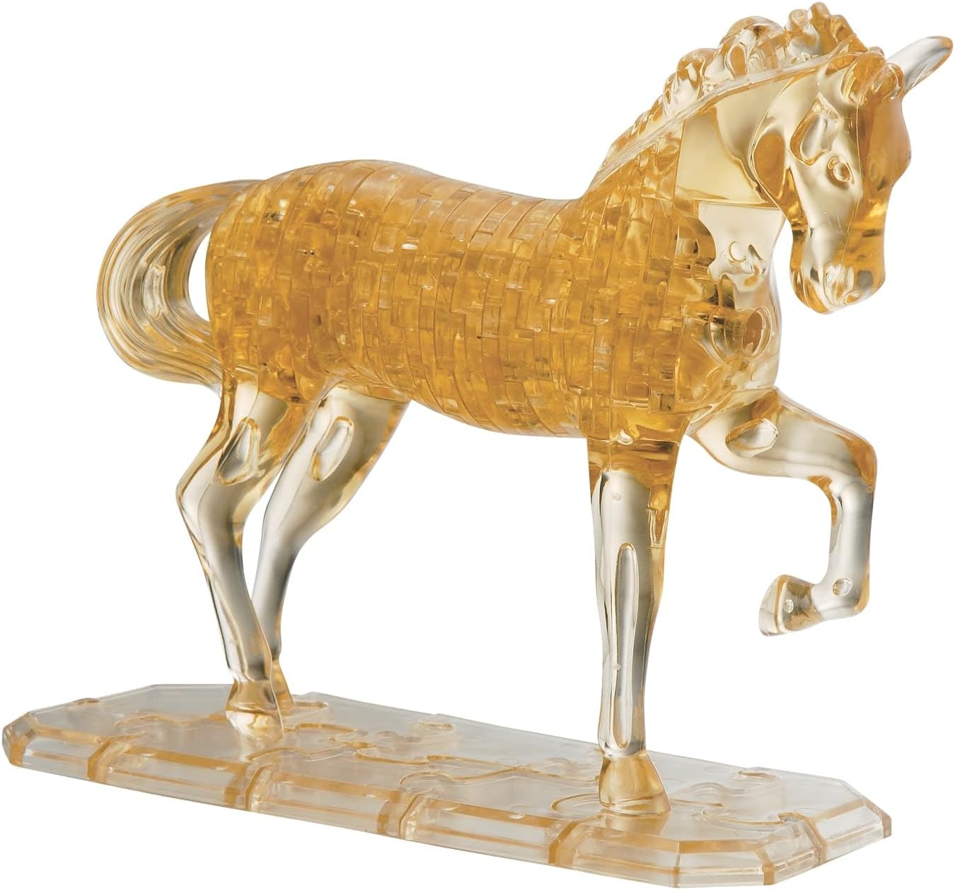 Bepuzzled Original 3D Crystal Puzzle Deluxe - Horse - Fun yet challenging brain teaser that will test your skills and imagination, For Ages 12+