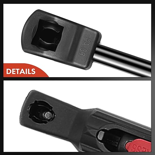 Miniatura 9 de A-Premium Soportes de elevación de vidrio para ventana trasera, amortiguadores de resorte compatibles con Pontiac Vibe Base GT 2003-2008, juego de 2