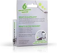 Vista 3 de MINI Drum Gel Dampers – Alien Green – 6 almohadillas en 3 tamaños – Estuche de almacenamiento incluido