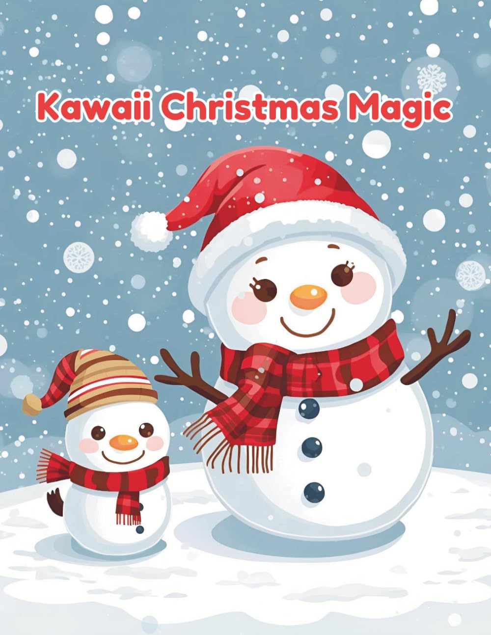 Kawaii Christmas Magic: Ein Ausmalbuch für alle, die Weihnachten & Niedlichkeit lieben