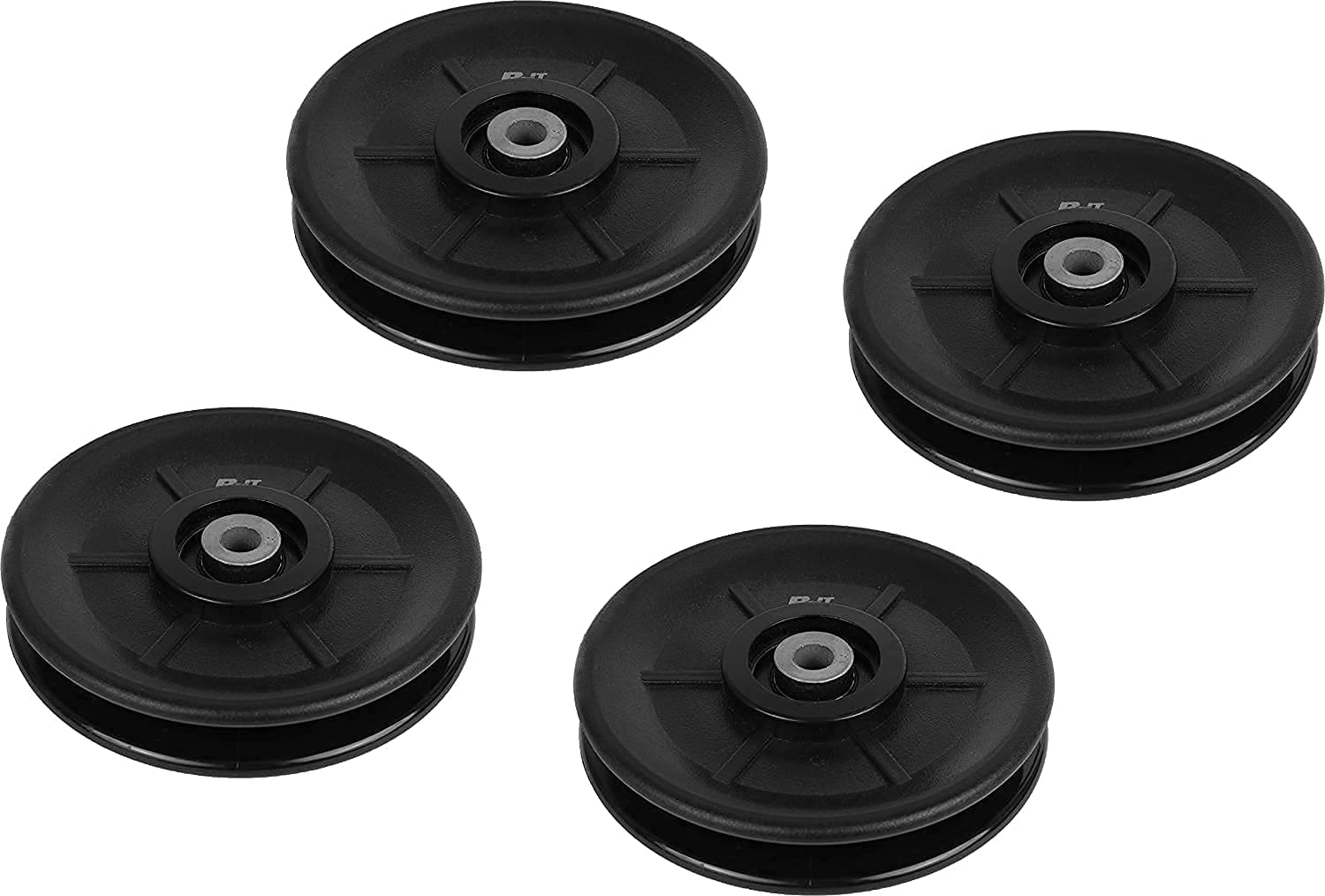 KMT Plastic Gym Pulley 5" Black with inbuilt Bearing and Bush, Wheel Cable Gym Equipment, Set of 4 (B09MTB3CLK) Amazon Price History, Amazon Price Tracker