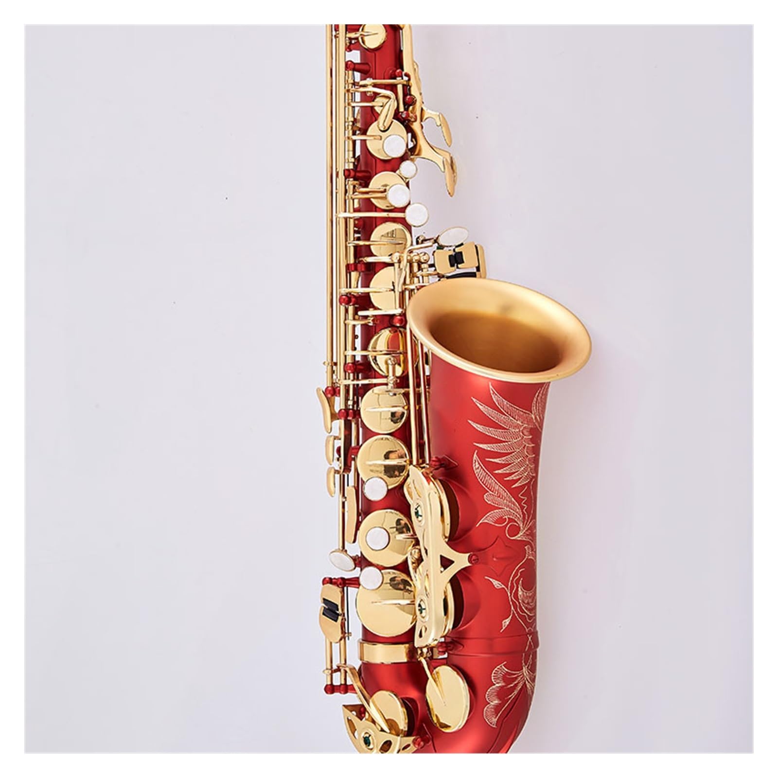 Amazon | プロフェッショナル サックス アルトサックス楽器レッド