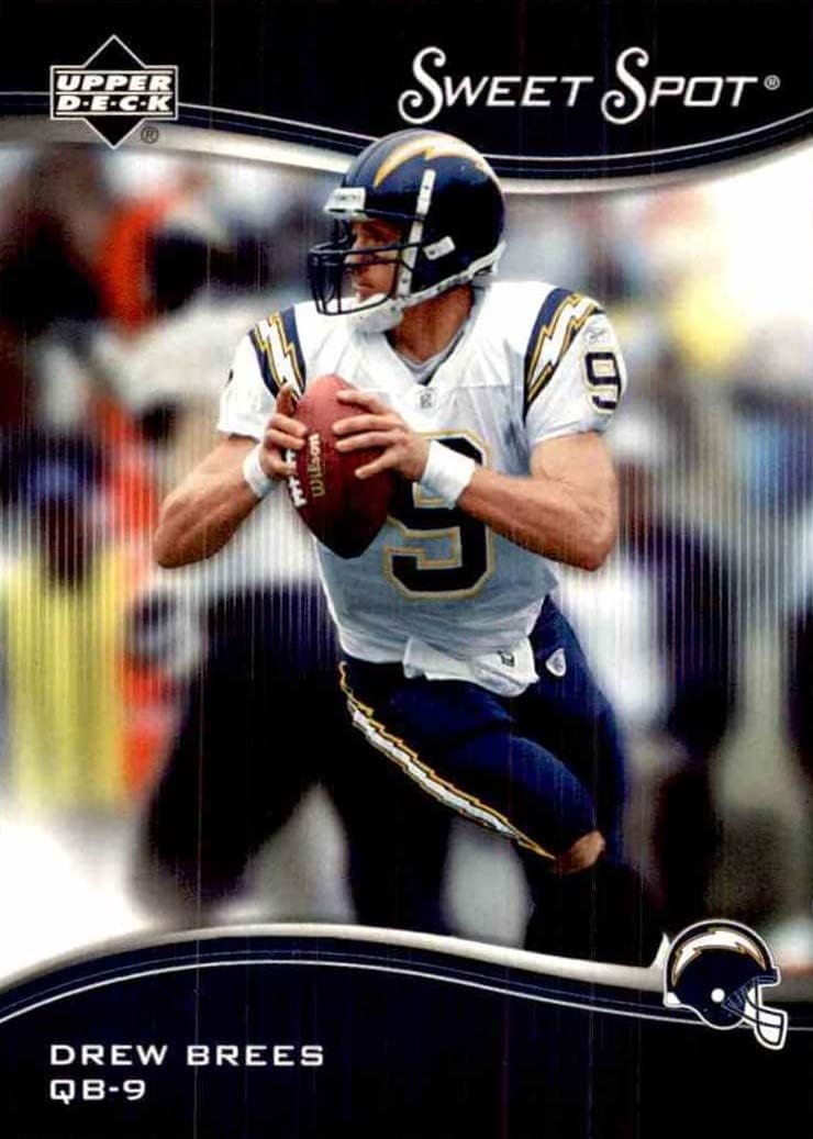 2005 Upper Deck Sweet Spot Football Series Complete Mint 100 Card Veteran Players Set with Peyton Manning and Tom Brady Plus
