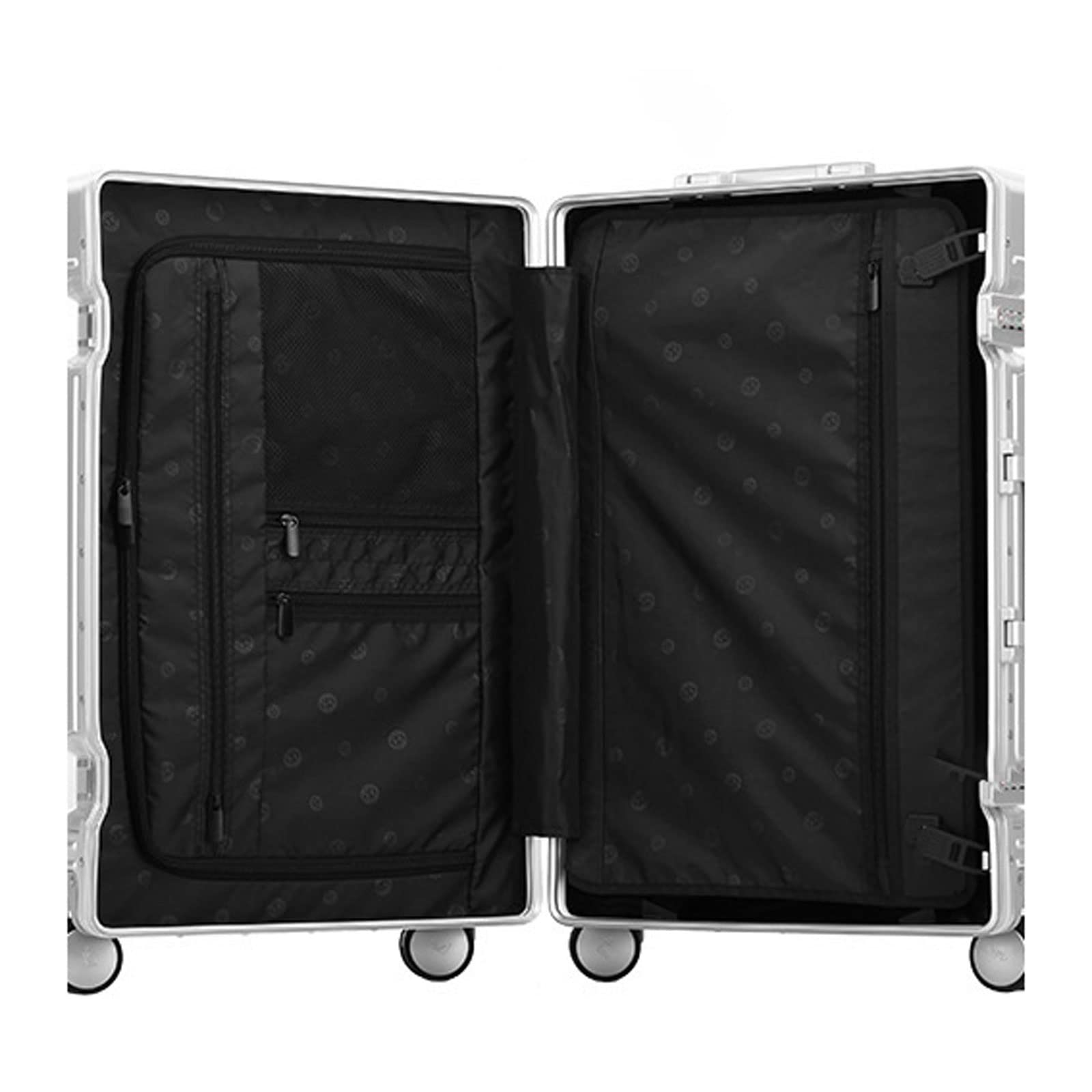 Estuche Rígido Equipaje All-Aluminum-Magnesium Alloy Trolley Case Universal Wheel Maleta Grande Male and Female Password Box 20 Inch 28 Box Maleta (Color : Green, Size : 24")