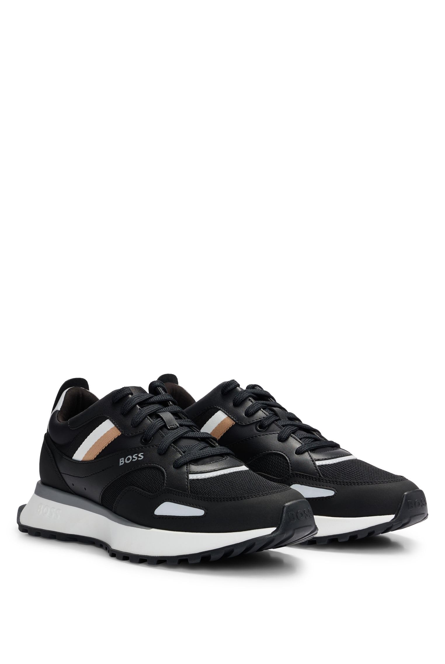 BOSS Herren Jonah Runn Sneakers im Laufschuh-Stil mit Eva-Gummisohle Größe
