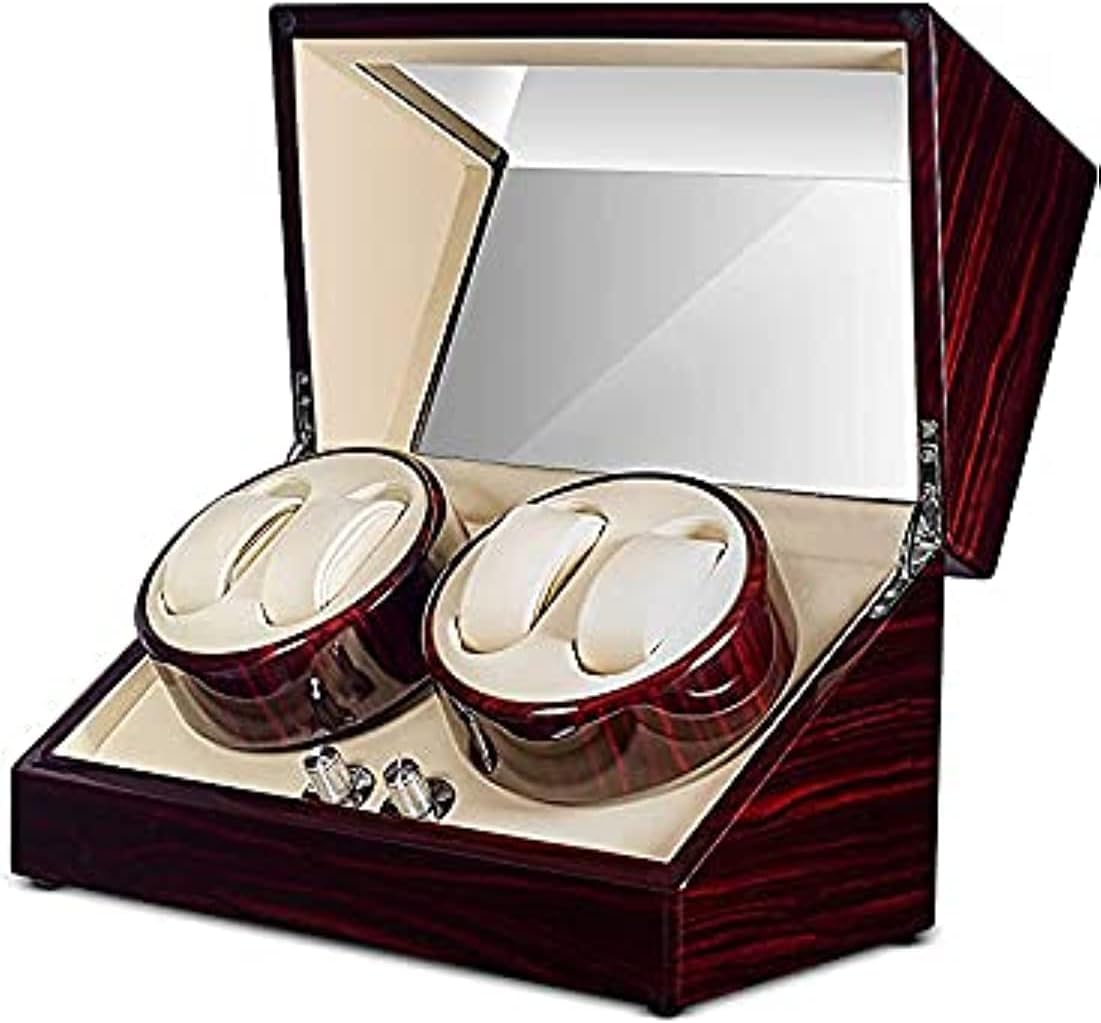 HomarketAutomatic Watch Winder Watches Double Box Watch Rotator Double Electric Watch Storage Box