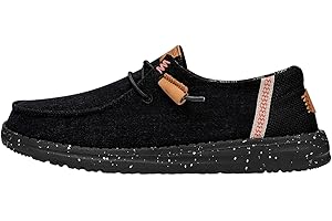Hey Dude Women's Wendy Washed Canvas Lace Up Loafers: Comfort & Style in Every Step
