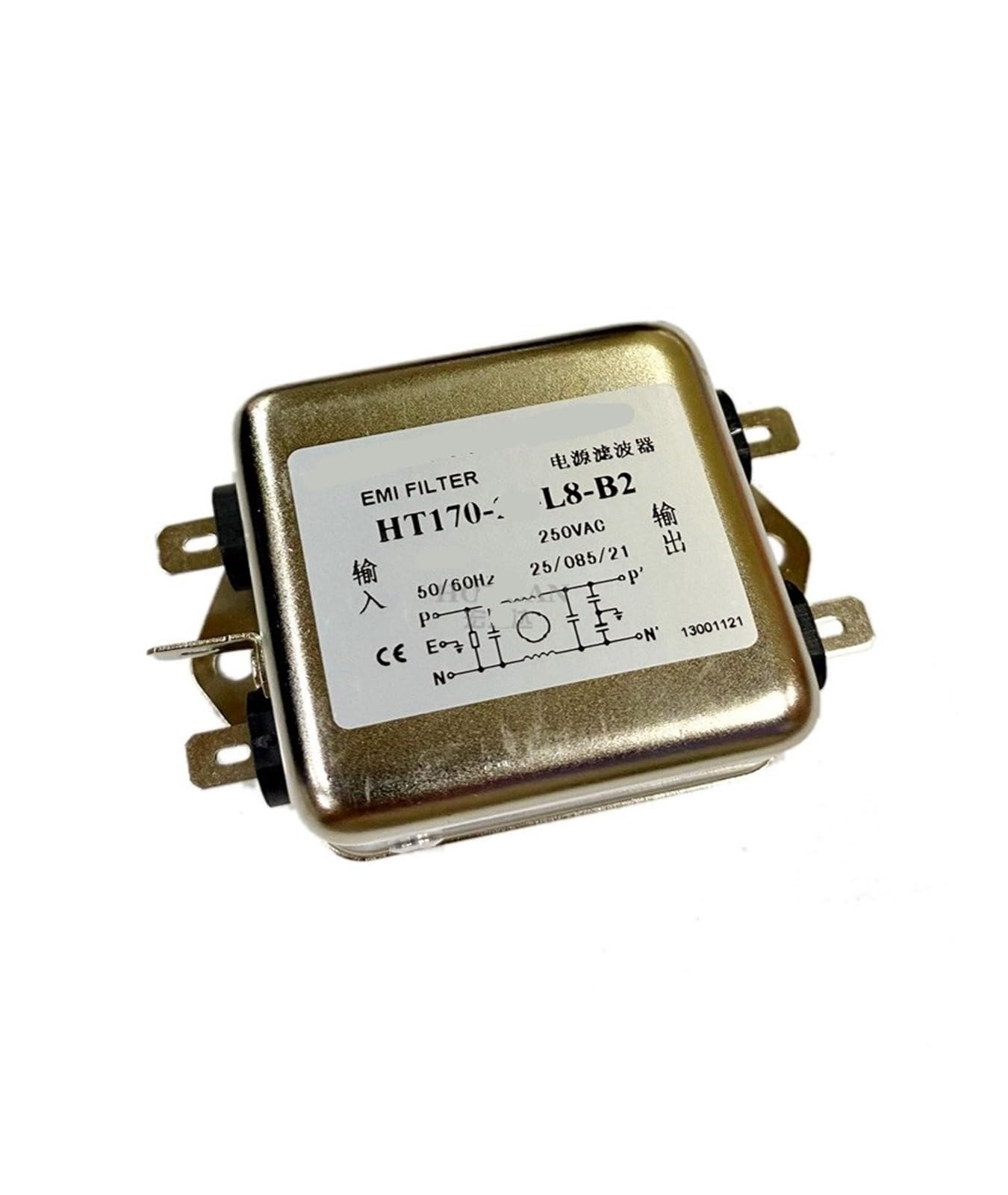 AC Power Filter 220V HT170-20-L8-B3/B210 30 50(HT170-16-L8-B2)