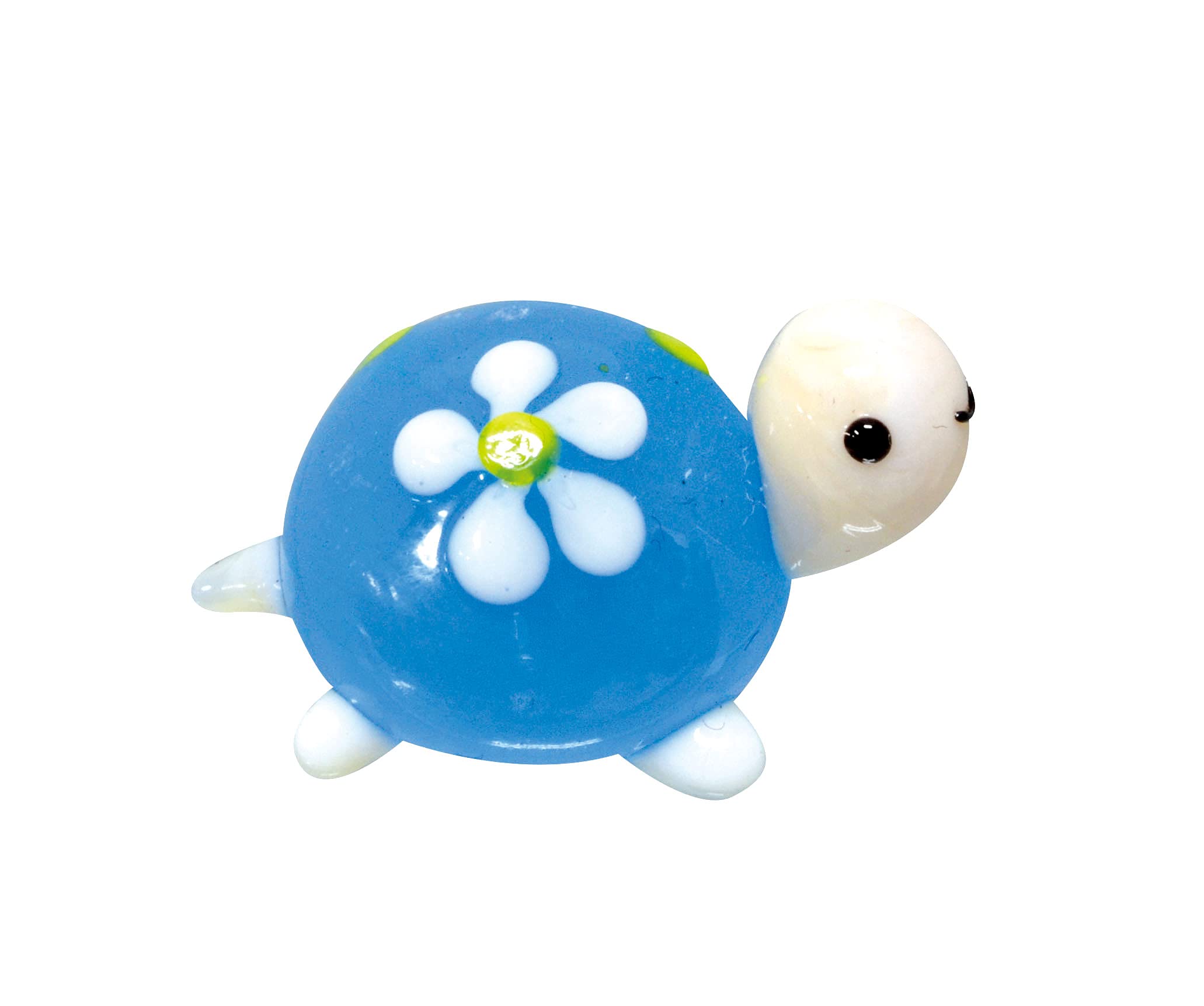 Amazon.co.jp: フォーカート かわいい手作り ガラス細工 花 カメ