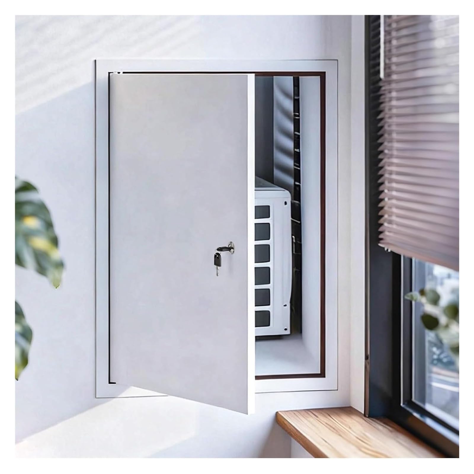 Panel de acceso invisible para techo cubierta de metal ajustable