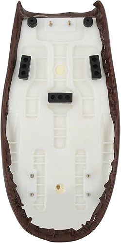 Miniatura 8 de Qiilu Asiento retro para motocicleta Cafe Racer, cojín de asiento de motocicleta, forma de joroba, reemplazo vintage para CB125 CB175 CB200 CB350