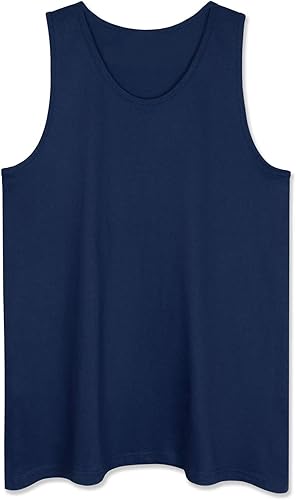 Miniatura 5 de Allsense Mens Hipster Hip Hop Longline Dropcut Solid Curved Hem Tank Top Shirts