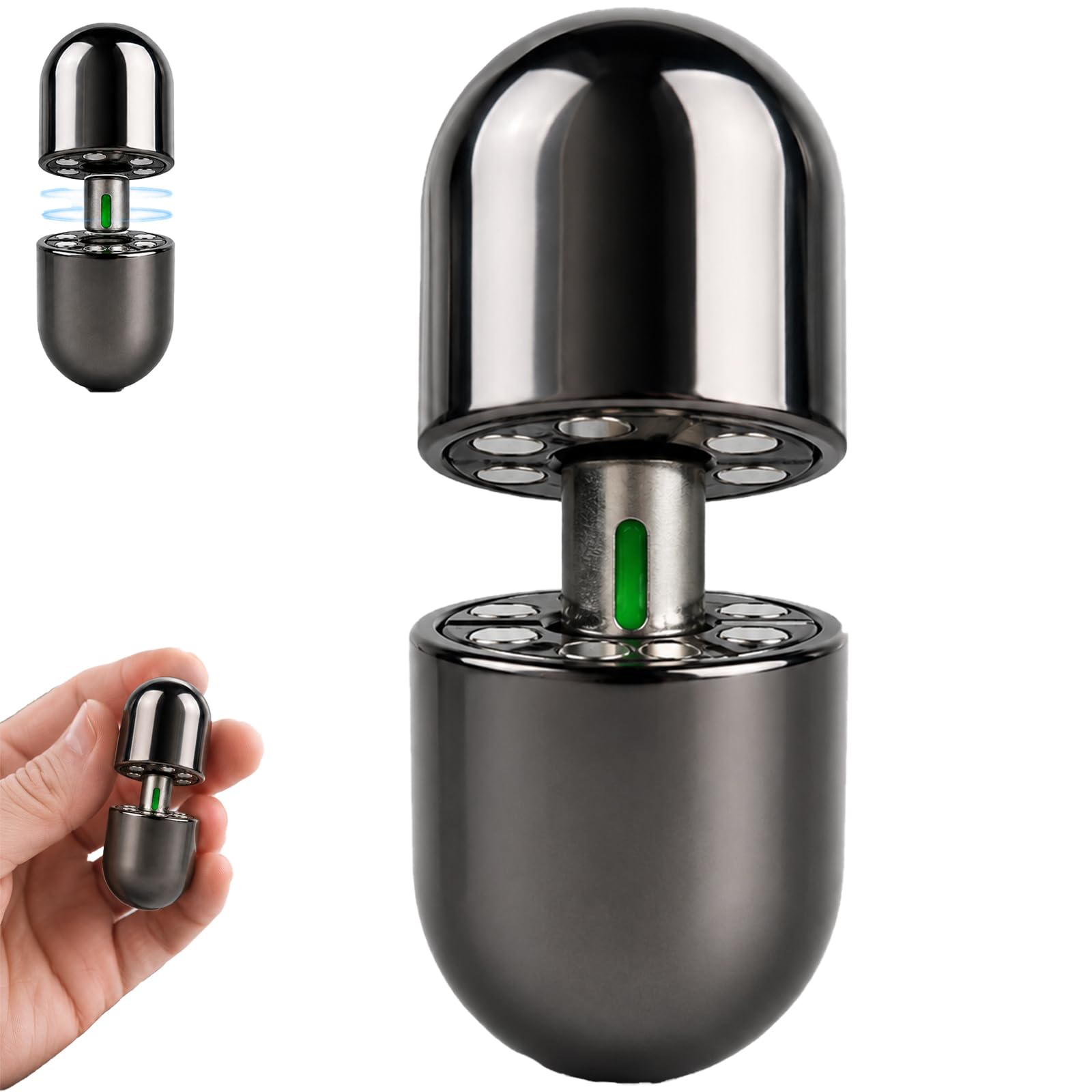 Magnetic Levitation Fidget Spinner,Metal Pill Fidget Spinner Toys