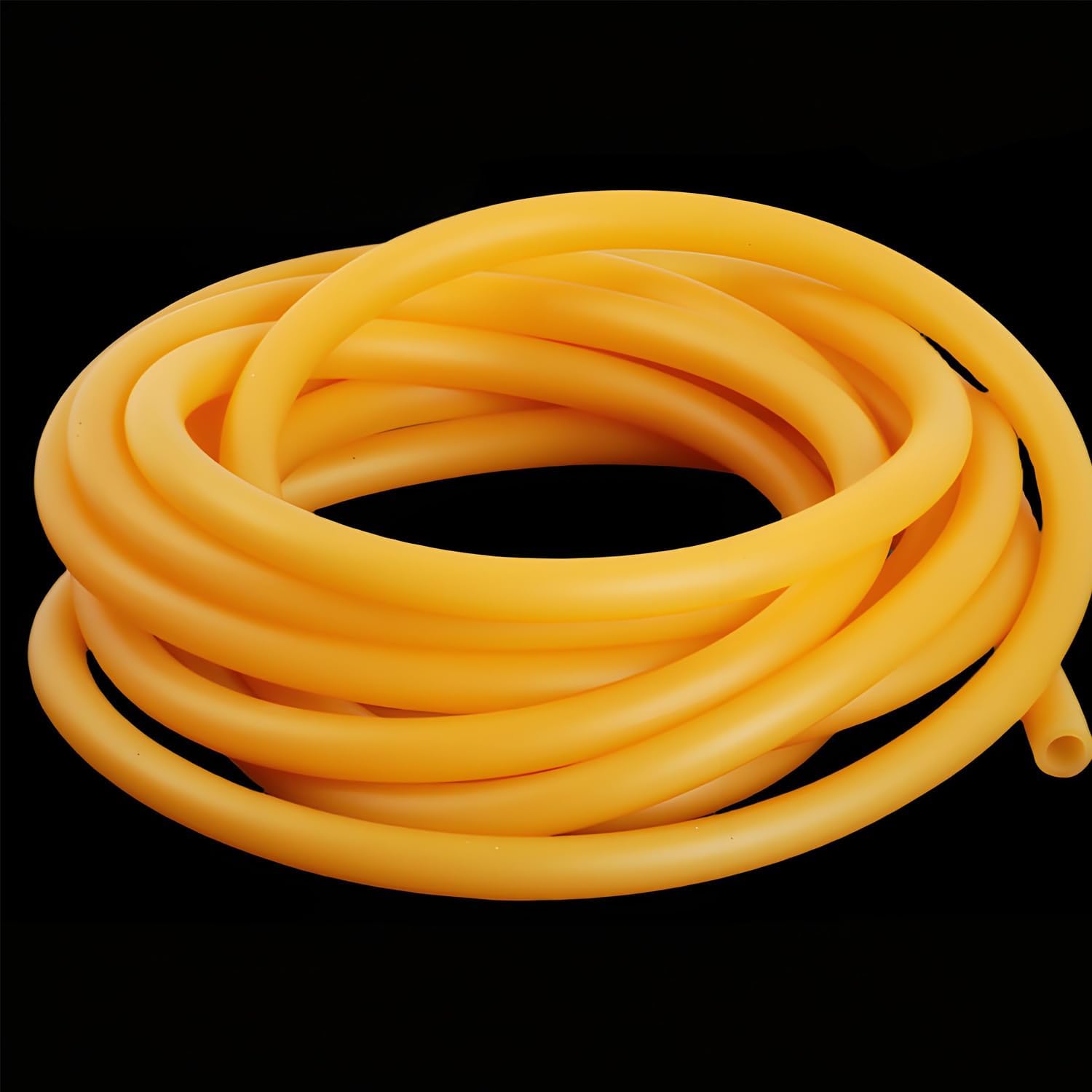 TISMART Natural Latex Rubber Tubing Tube 10FT Continuous 3/8" OD 1/4" ID for Slingshot, Fitness (Stretching/Legs), Tourniquet, DIY, Lab, Rubber Band，Eyeglass Straps