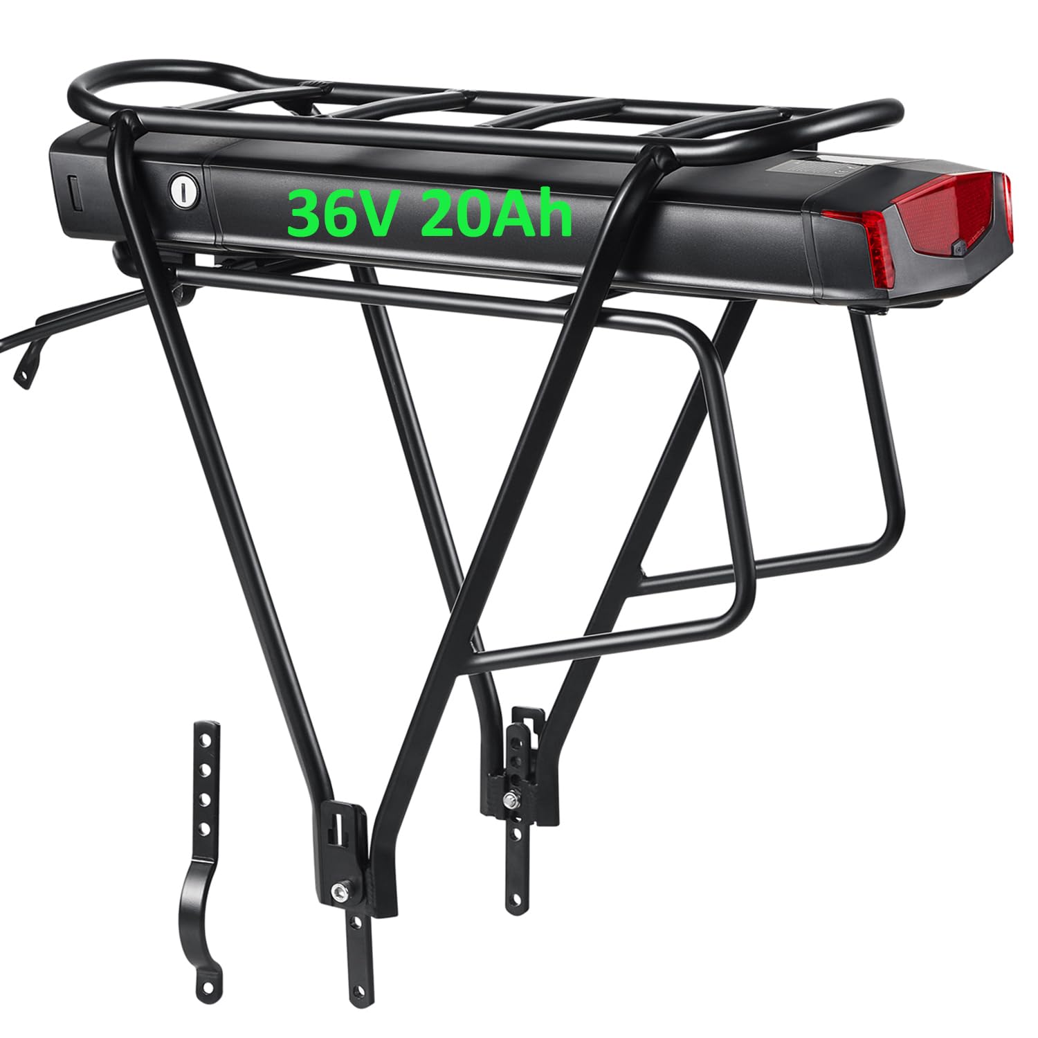 Akumulator do roweru elektrycznego 36V 21Ah z bagażnikiem do konwersji koła Ebike - akumulator litowy