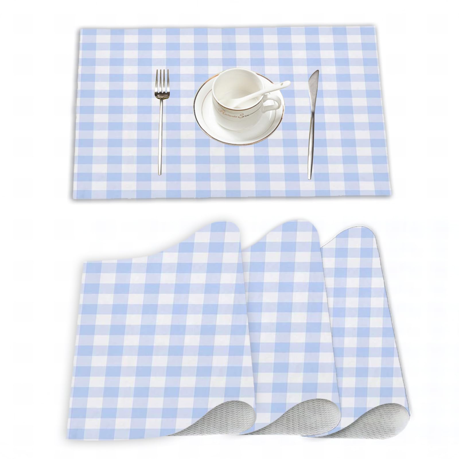 Tovagliette Americane Myir Lavabili - Set 6 Pezzi, Antiscivolo, Resistenti Al Calore