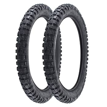 Amazon.co.jp: DEESTONE 2.75-17 TT タイヤ 2本セット ブロック
